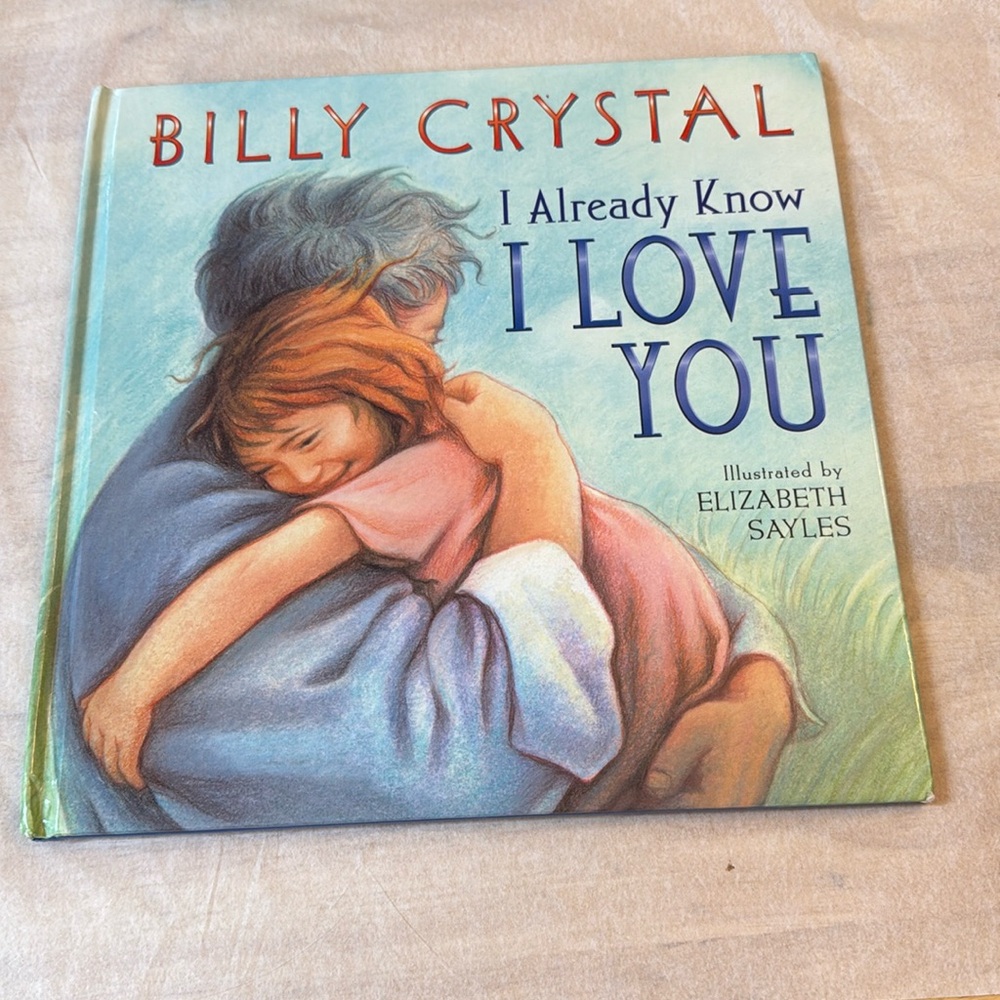 🍀2/10.00🍀Billy Crystal,I Already Know I Love You, hardcover book w inscription